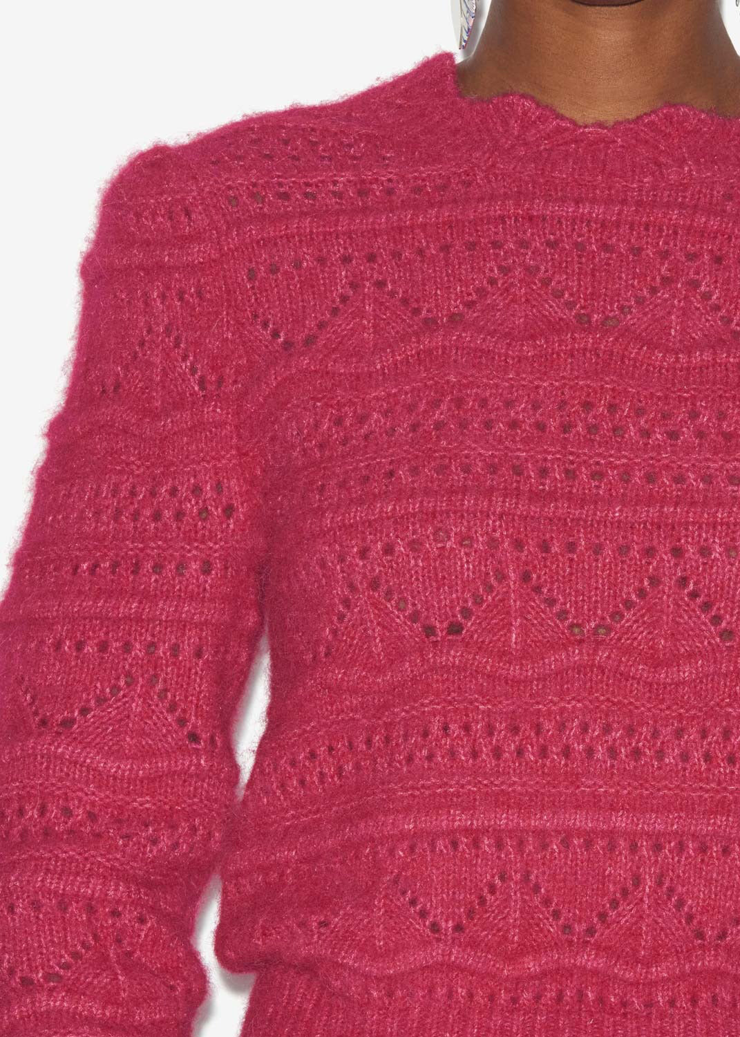 OTHONA JUMPER — RASPBERRY