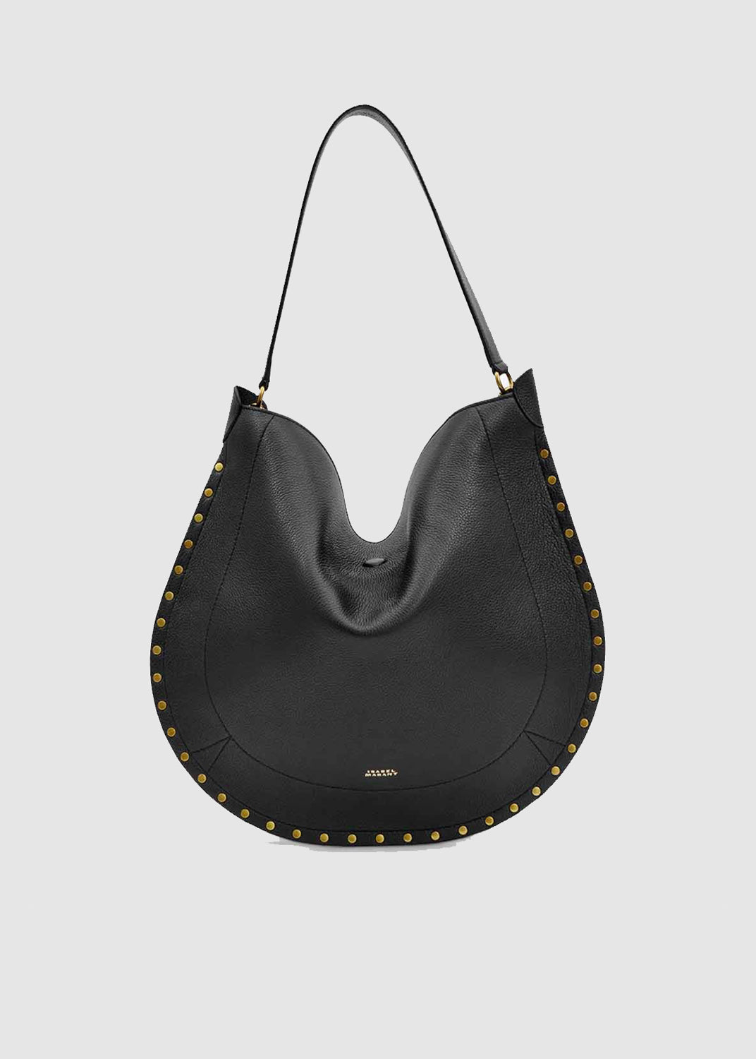 OSKAN HOBO SOFT BAG — BLACK