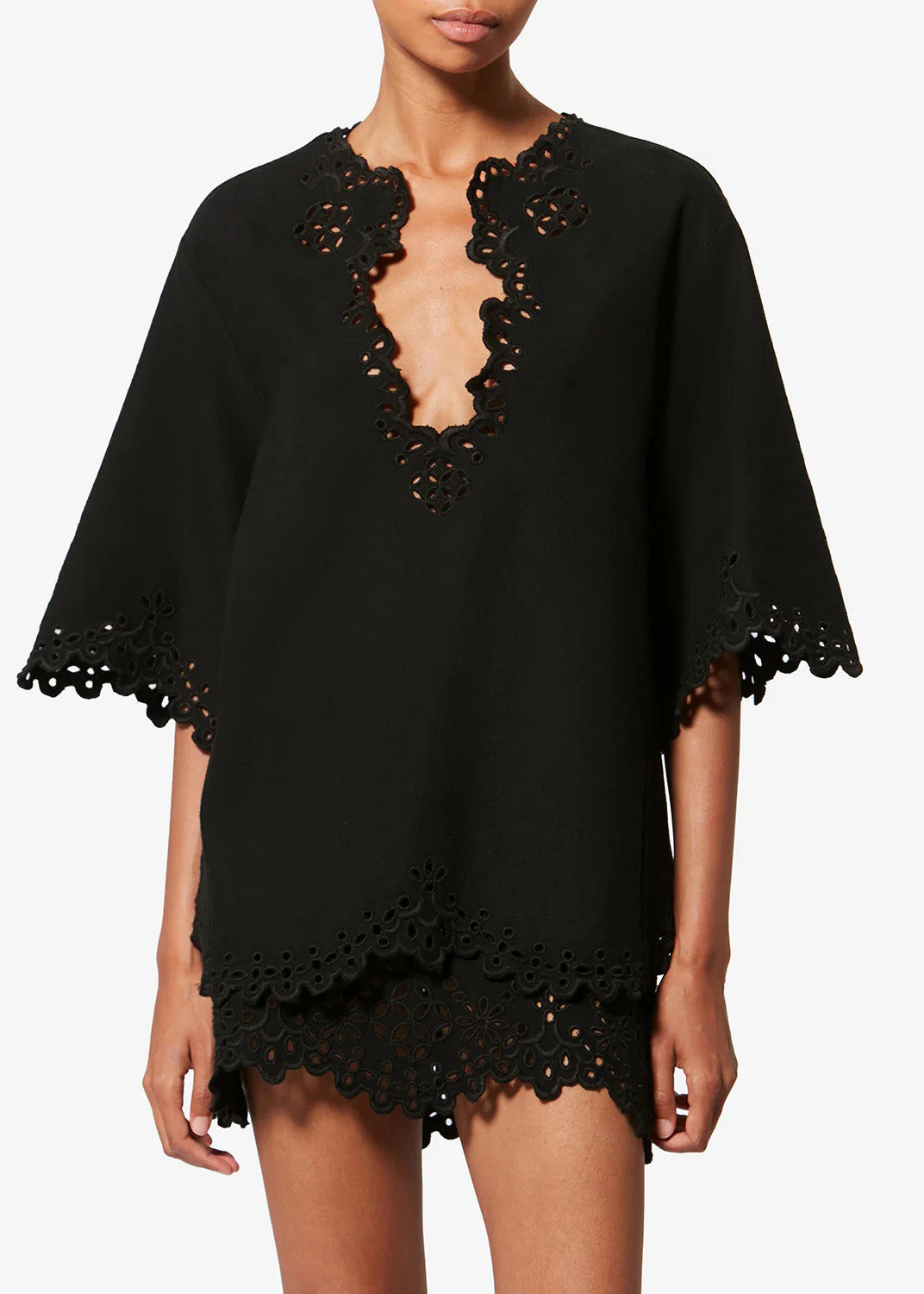 SHANA TOP — FADED BLACK
