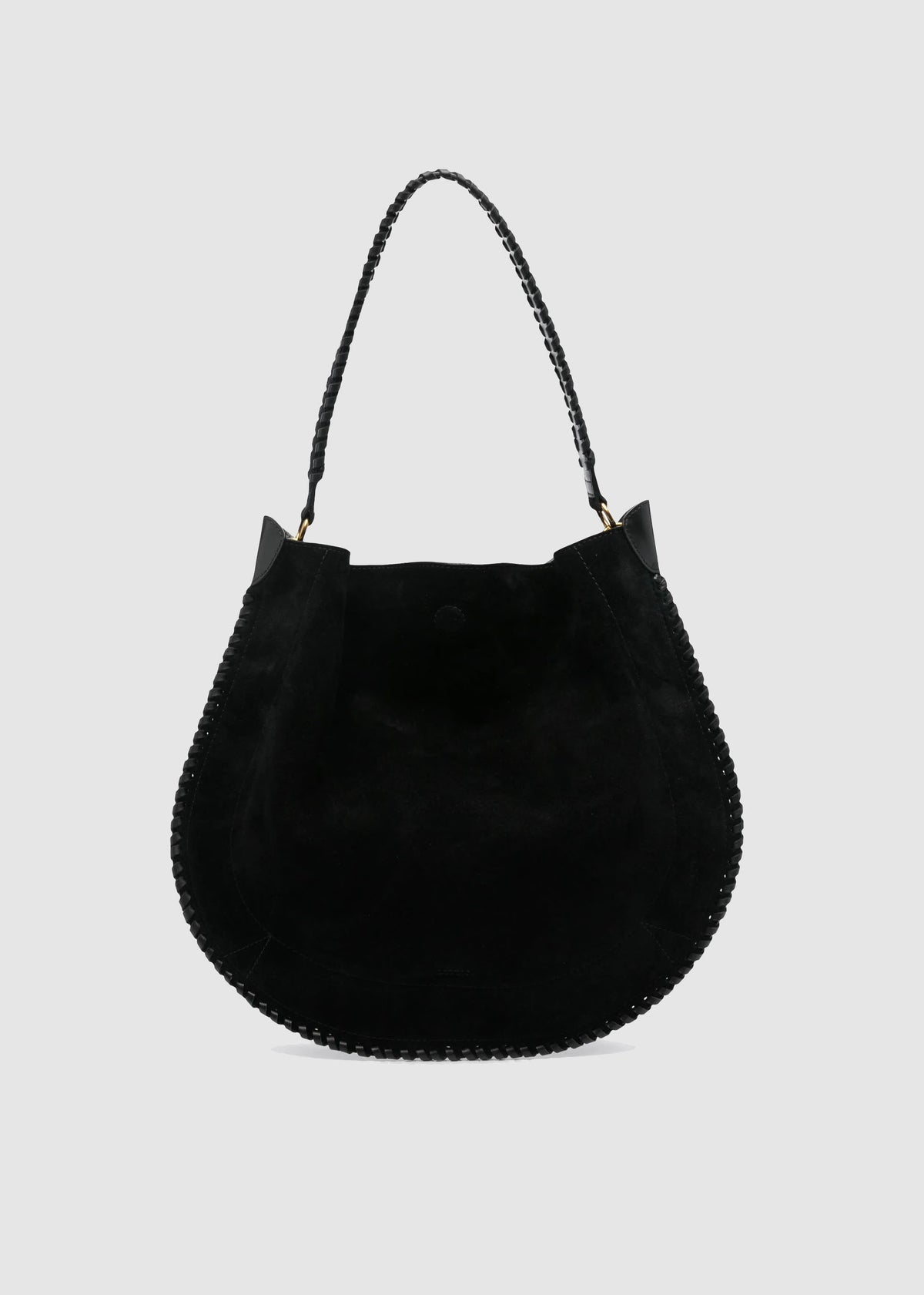 OSKAN HOBO SOFT BAG — BLACK