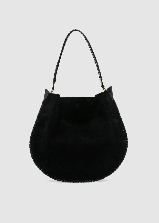 OSKAN HOBO SOFT BAG — BLACK
