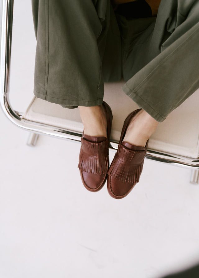 BOHEME LOAFER —  BURGUNDY