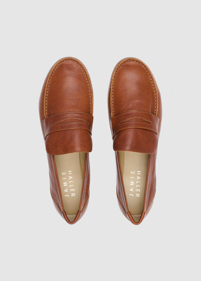 PENNY LOAFER —  BROWN