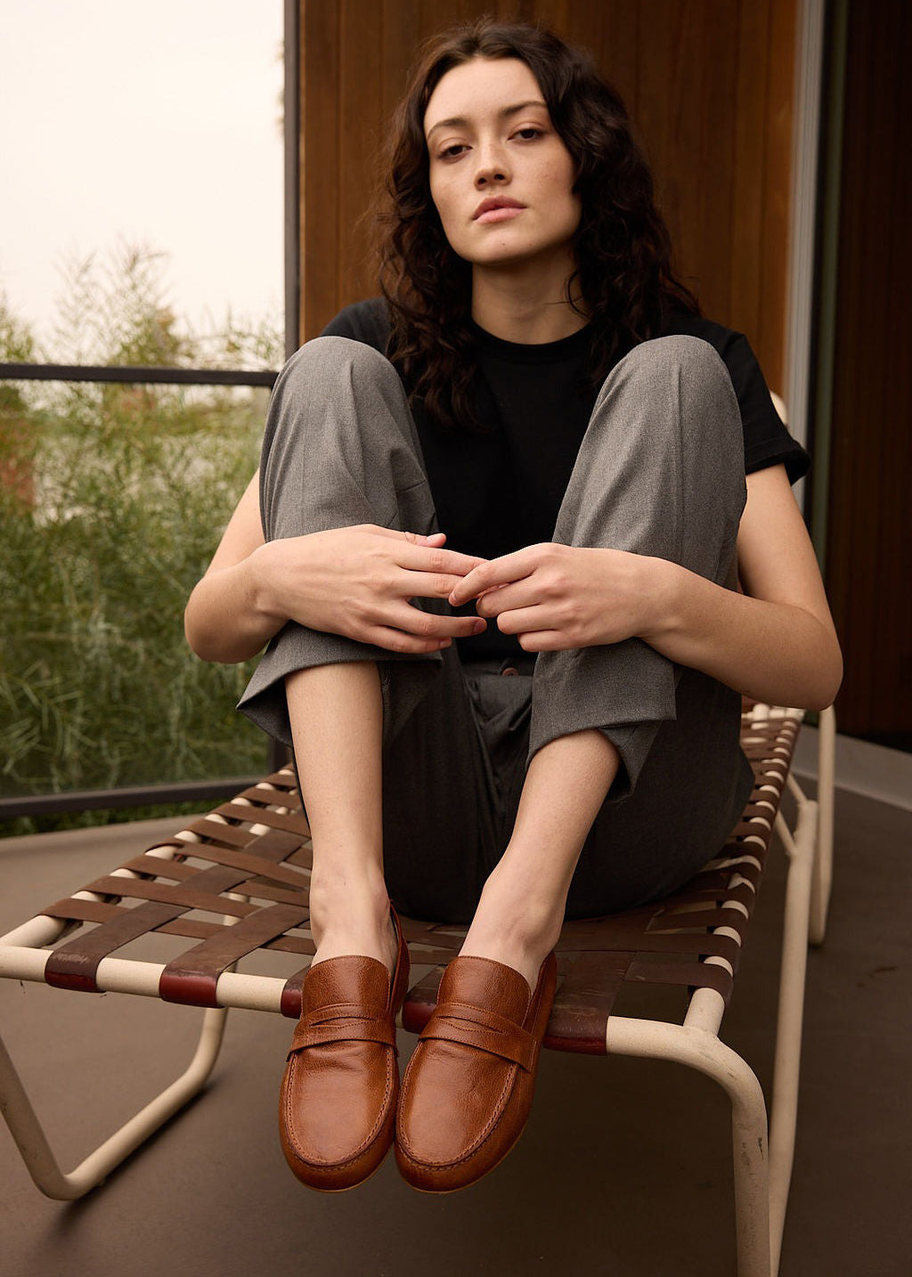 PENNY LOAFER —  BROWN