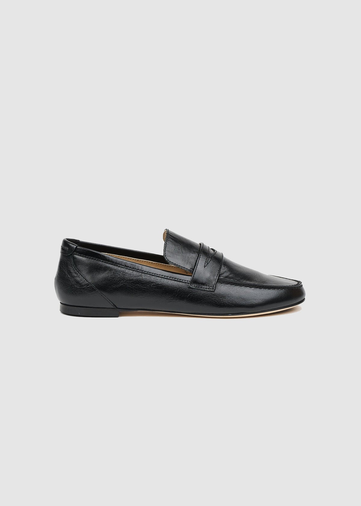 PENNY LOAFER —  SHINY BLACK