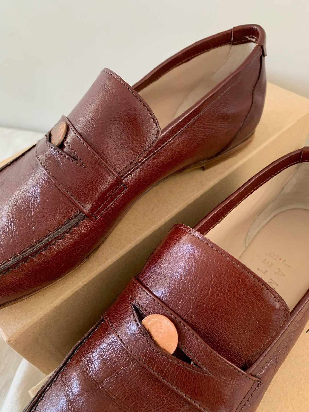 PENNY LOAFER —  OXBLOOD