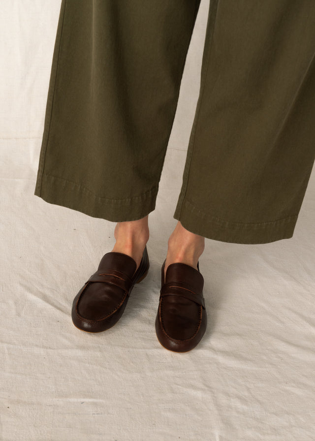 PENNY LOAFER —  OXBLOOD