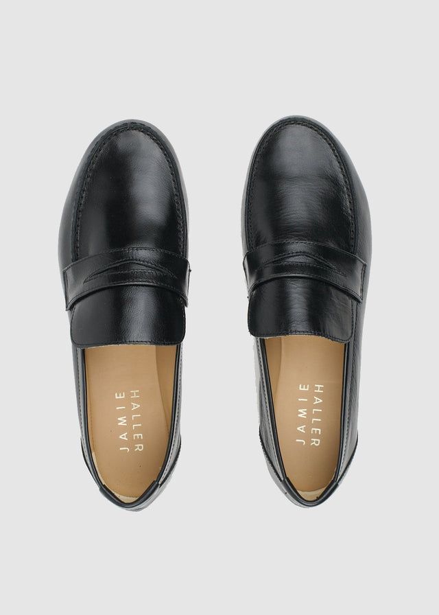 PENNY LOAFER —  SHINY BLACK