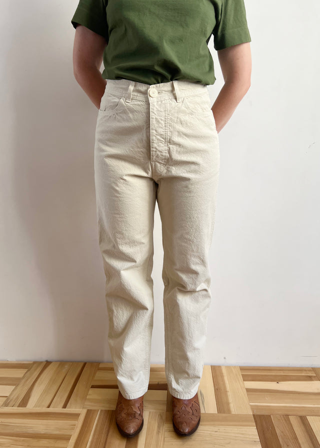 Jesse Kamm AW23 California Slim Pant, Husk