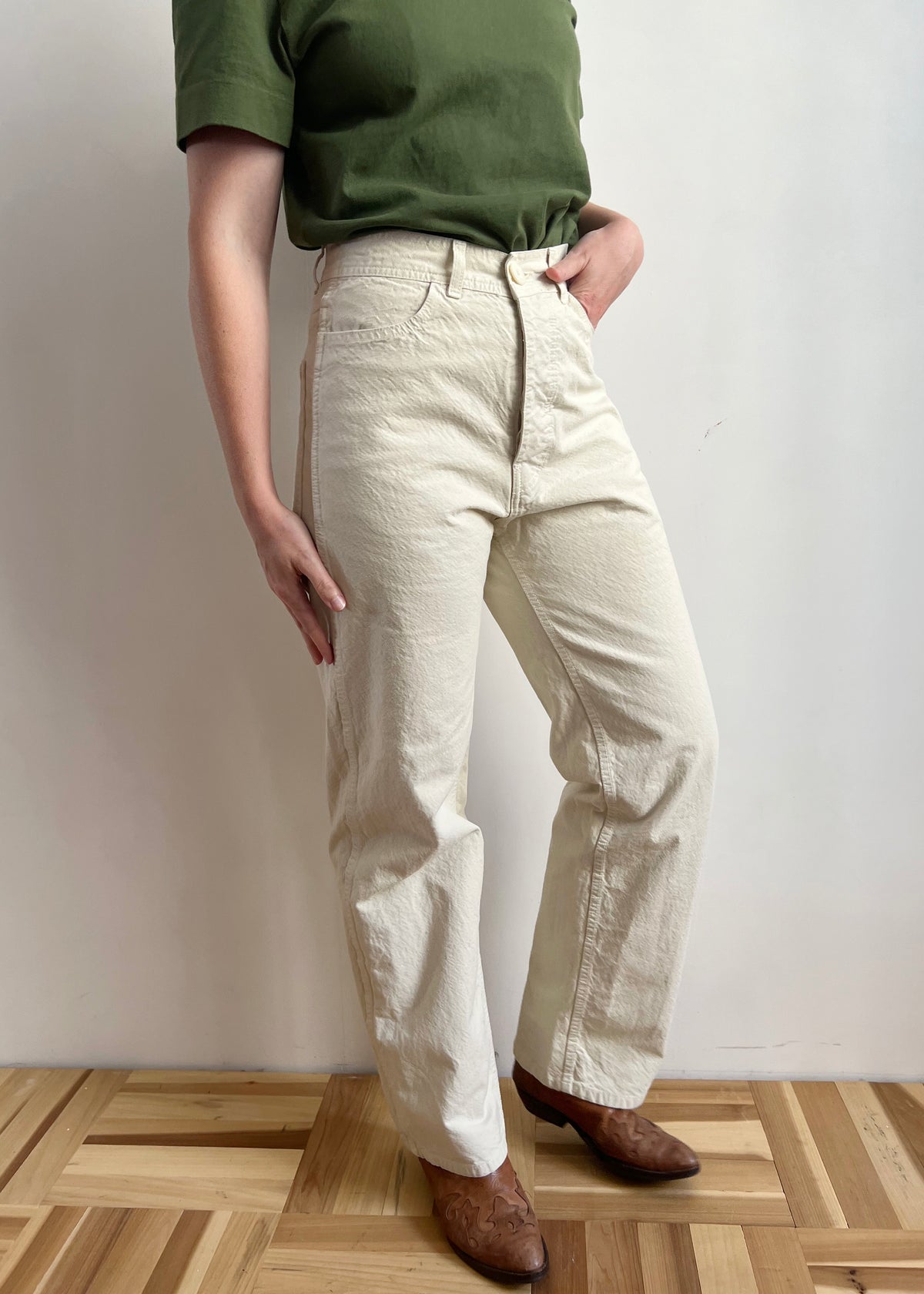 Jesse Kamm AW23 California Slim Pant, Husk