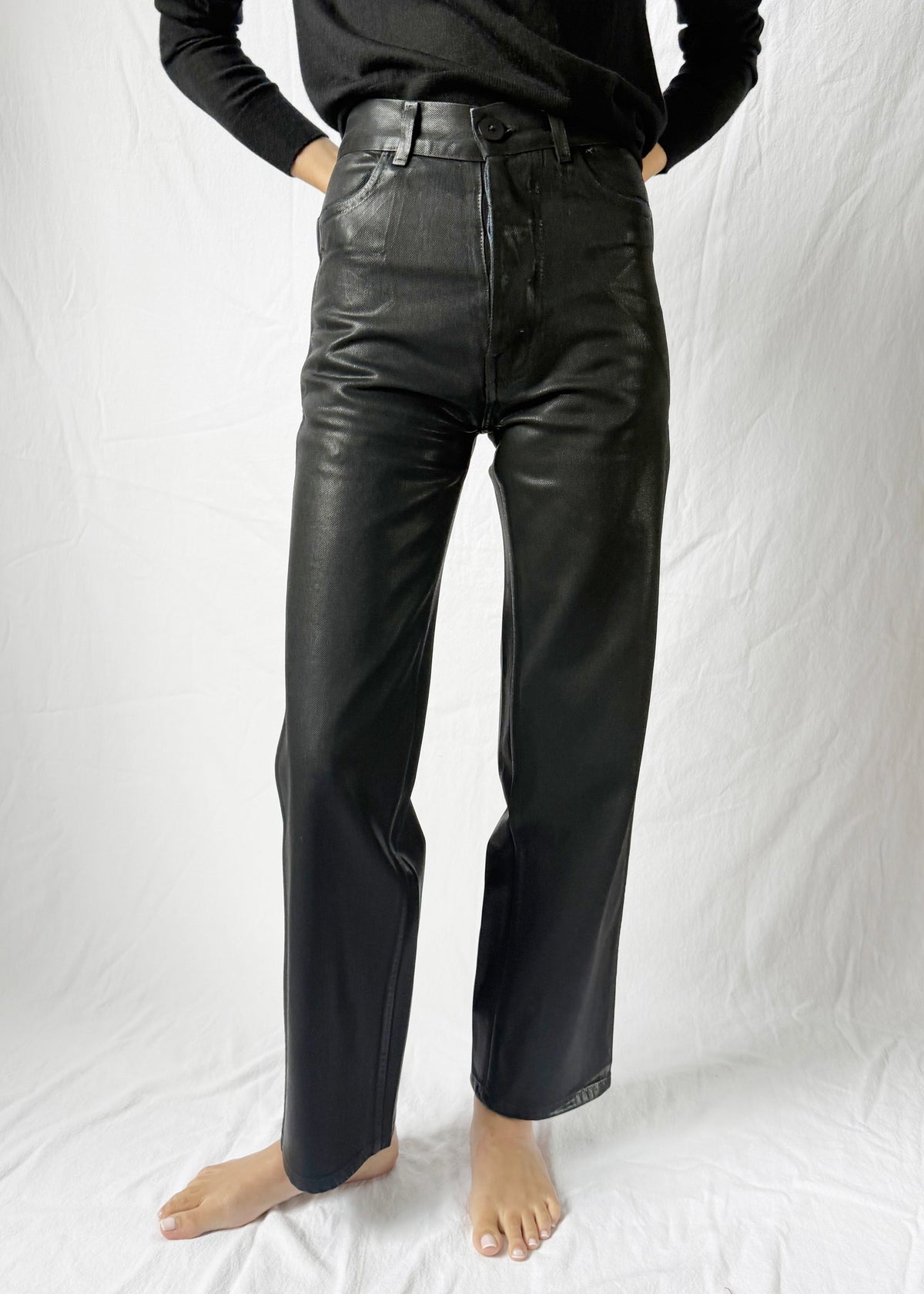 225'S PANT — BLACK LACQUER