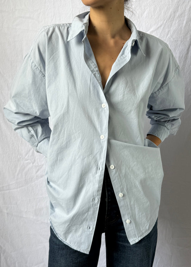 ALBERTA SHIRT — SMOKEY BLUE