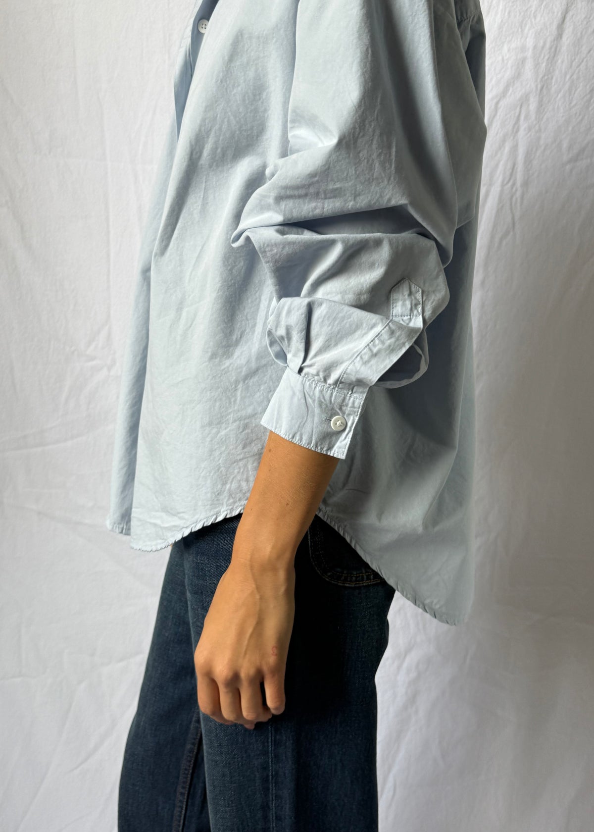 ALBERTA SHIRT — SMOKEY BLUE