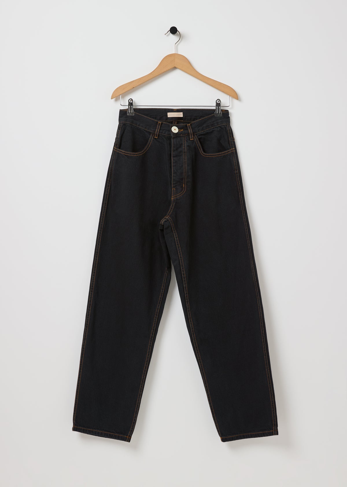 CALIFORNIA WIDE PANT — OVERDYED BLACK
