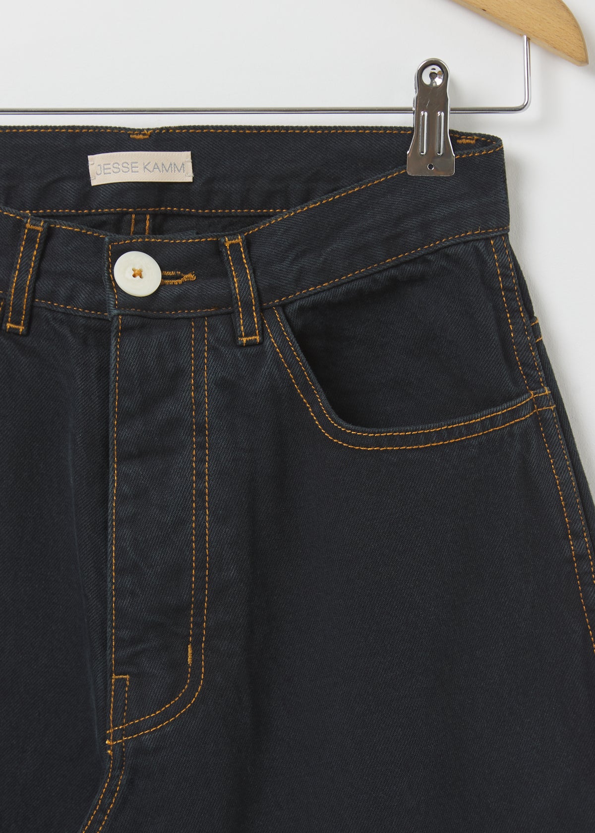 CALIFORNIA WIDE PANT — OVERDYED BLACK