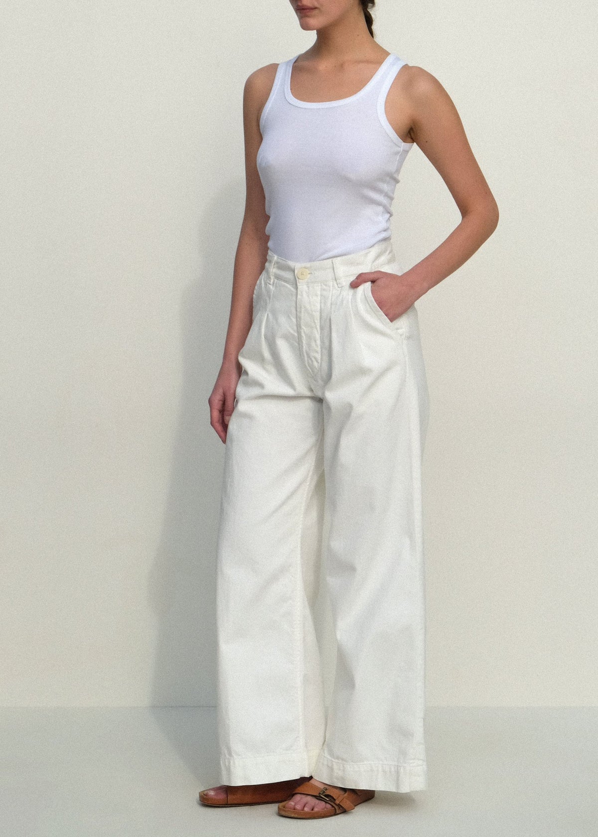 FANCY PANT — SALT WHITE