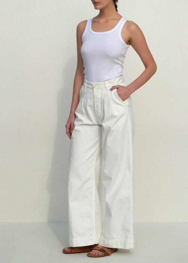 FANCY PANT — SALT WHITE