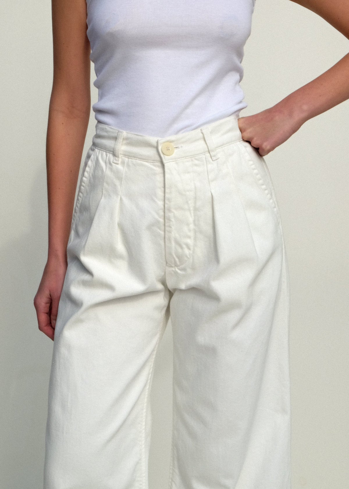 FANCY PANT — SALT WHITE