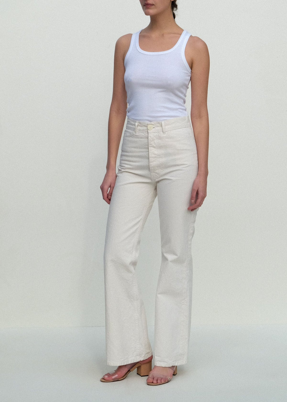 LES DEUX PANT — SALT WHITE