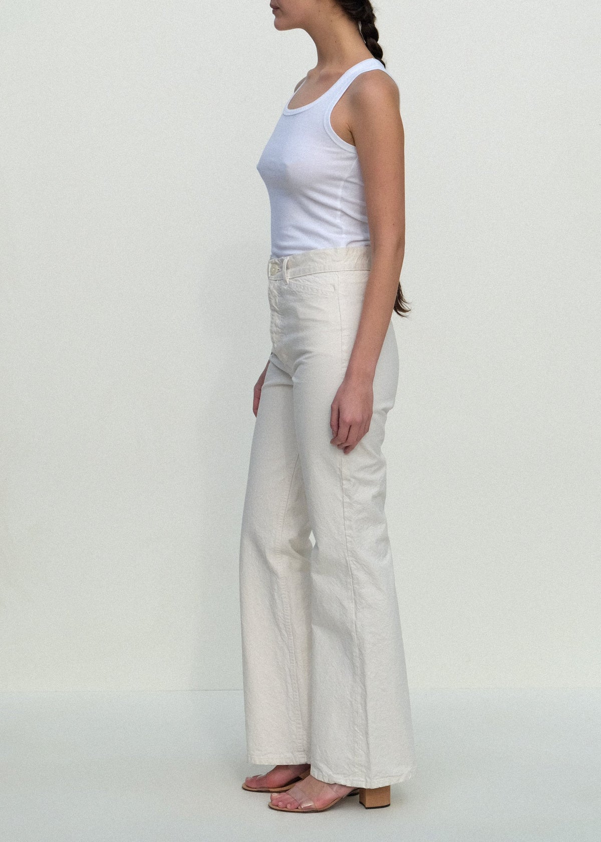 LES DEUX PANT — SALT WHITE
