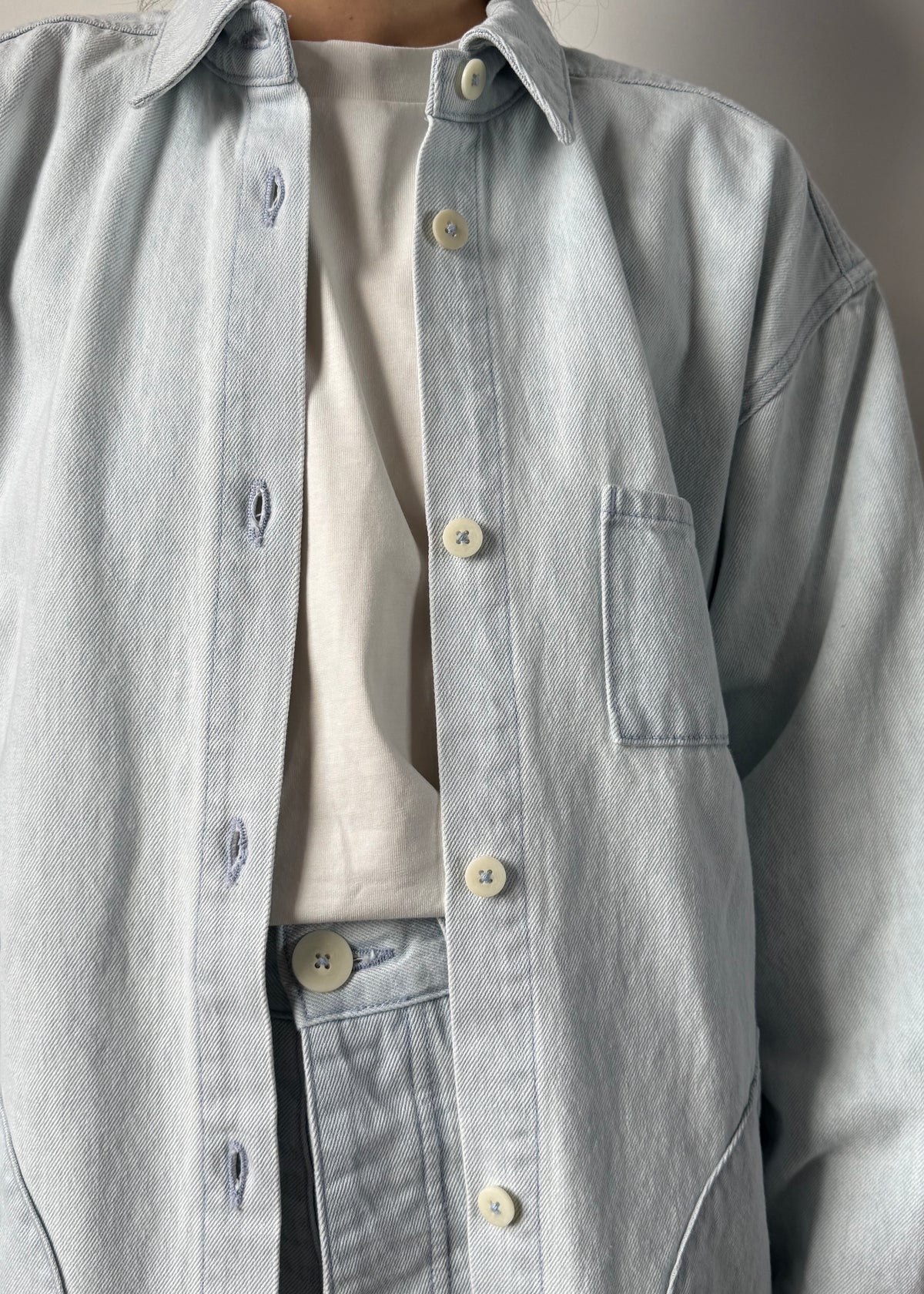 OKUDA JACKET — PALE BLUE