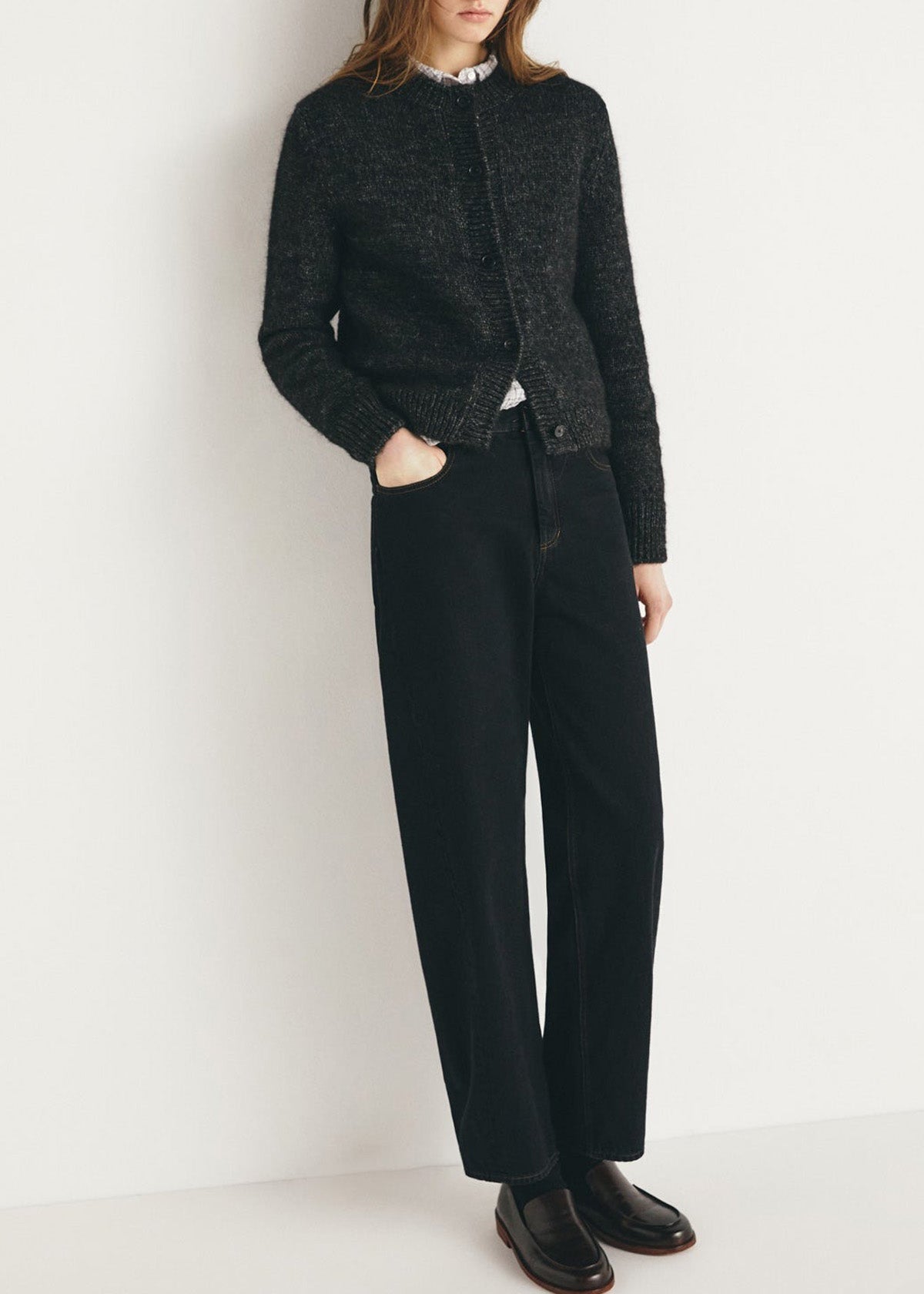 EMILIA CARDIGAN — BASALTO