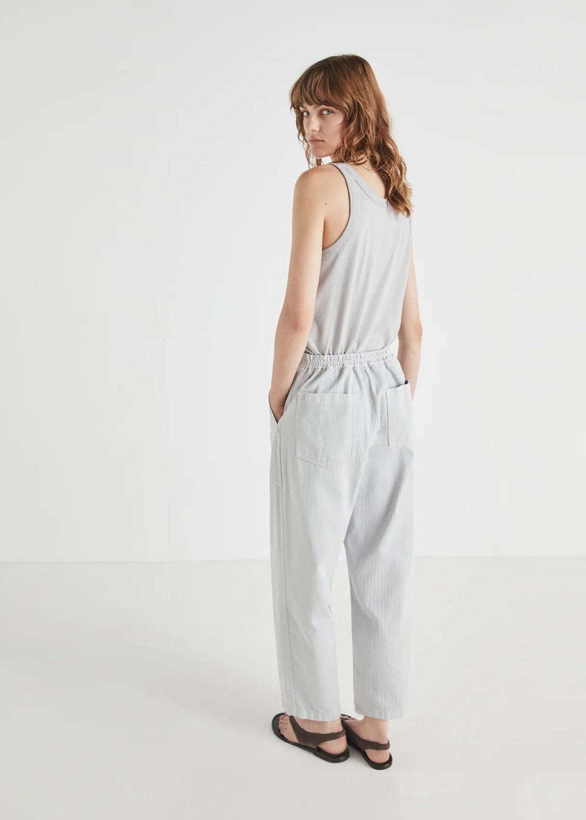 AIRE TROUSERS — GRAY