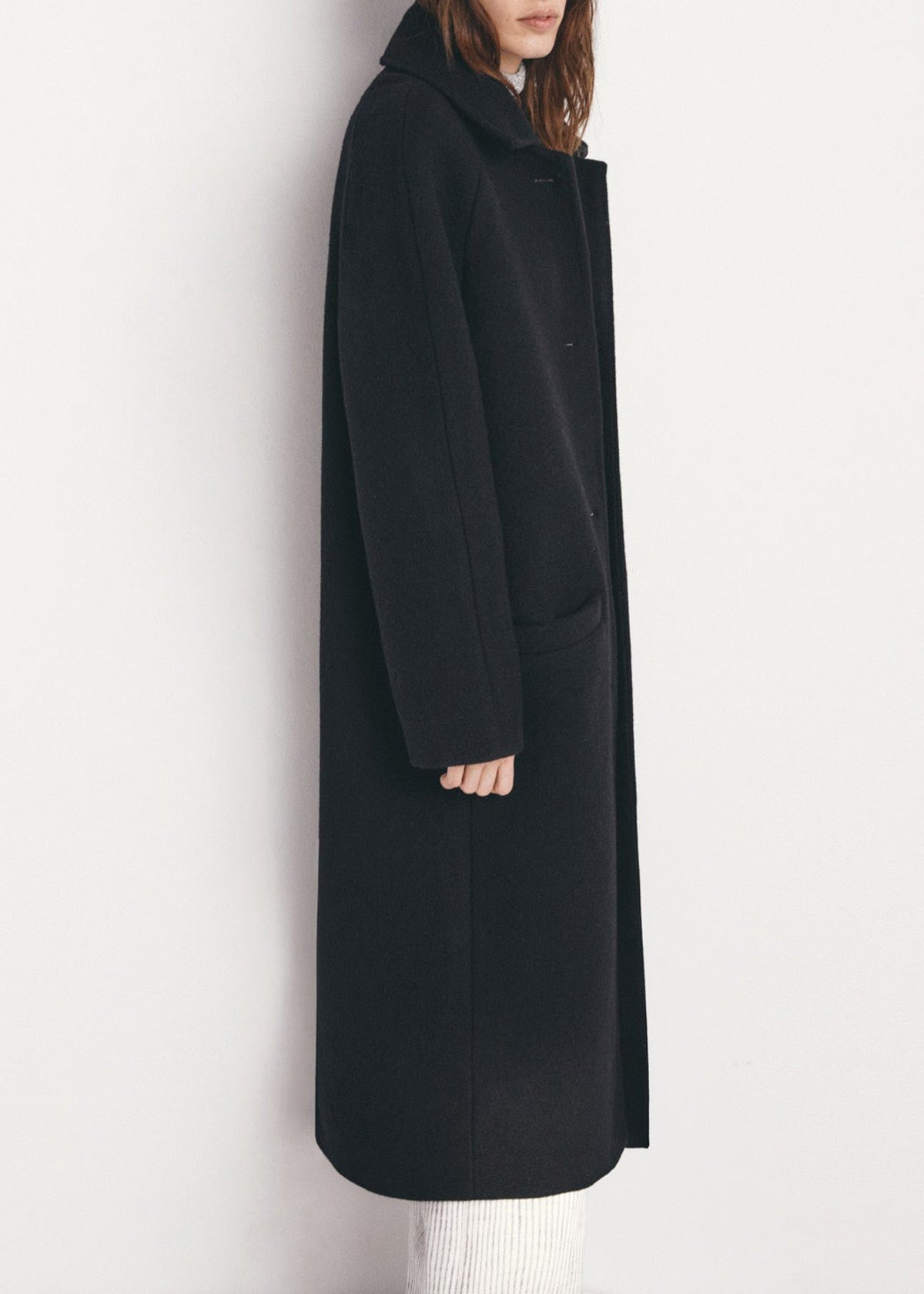 ANDRE COAT  — BLACK