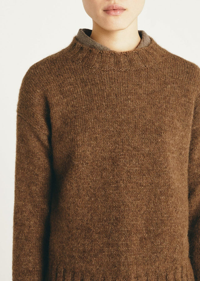 EDNA KNIT — CHESTNUT