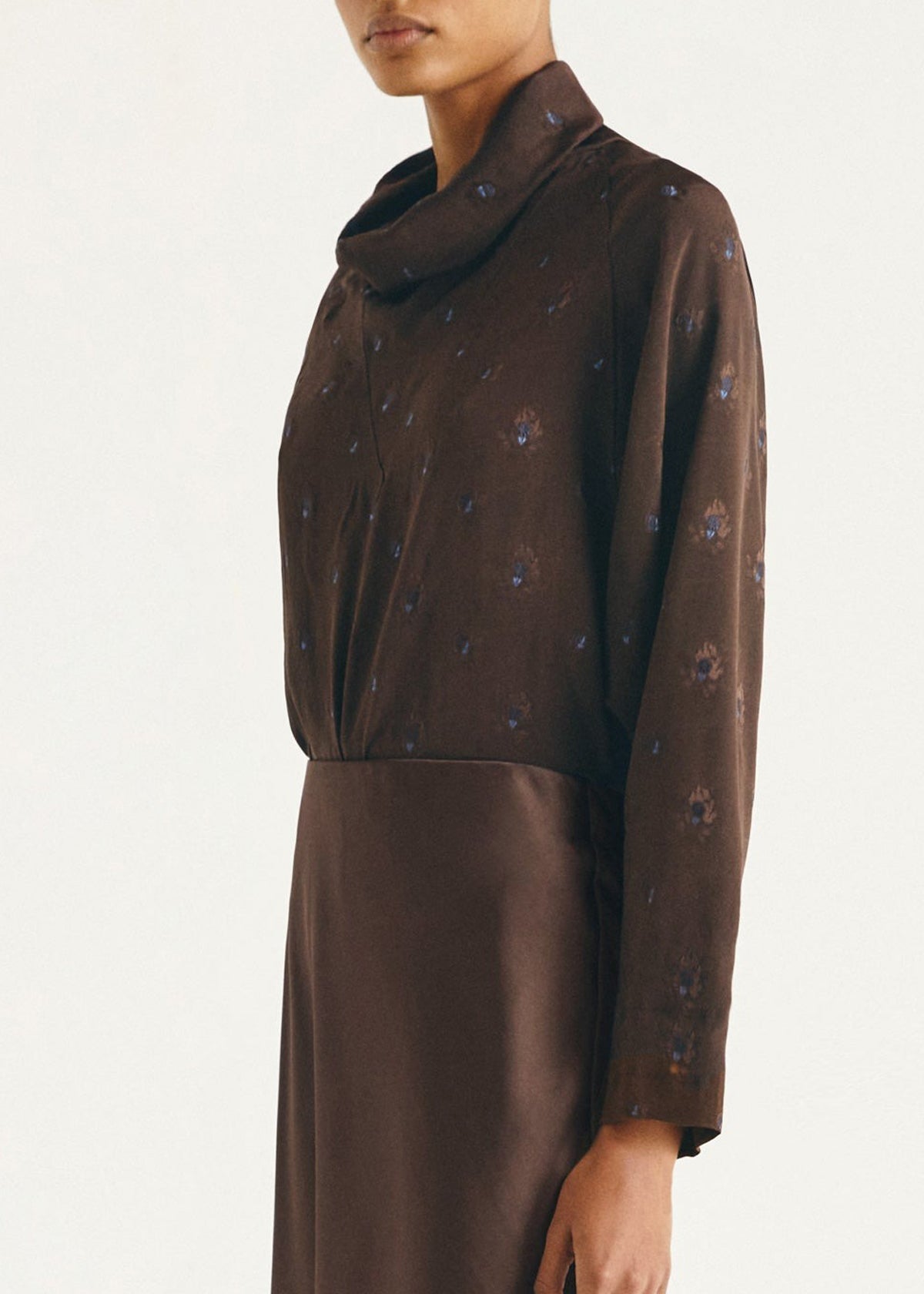 MERCE TOP — BROWN