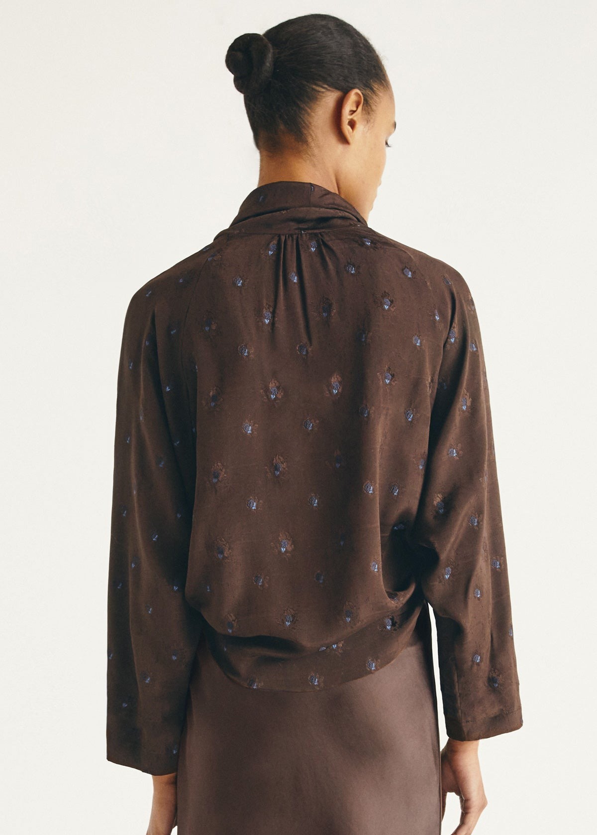 MERCE TOP — BROWN