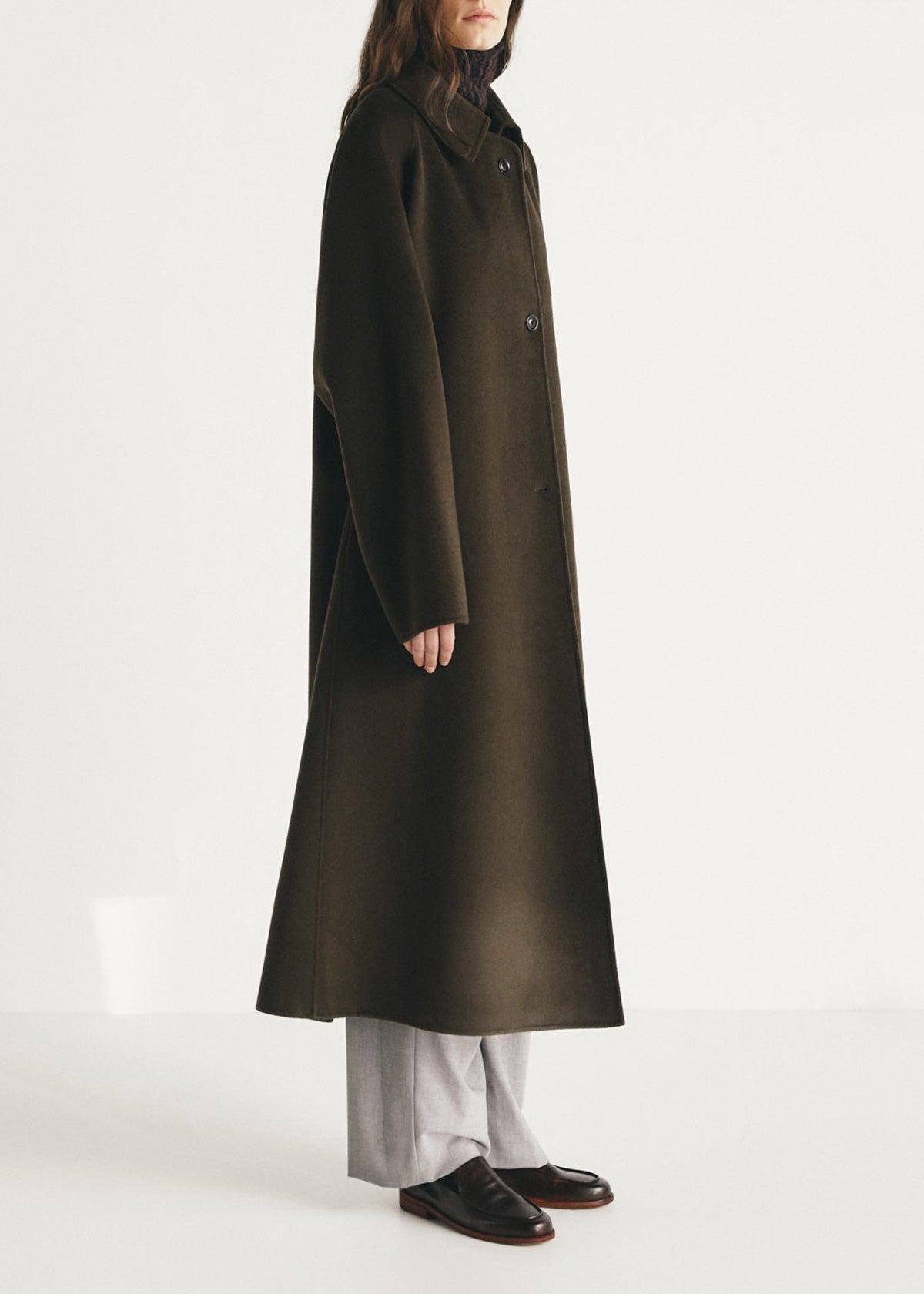 MERRITT COAT — EBONY