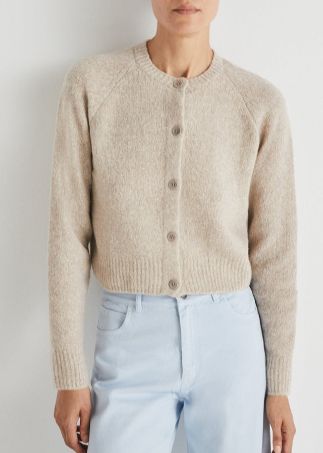 NAHELE CARDIGAN — SAND