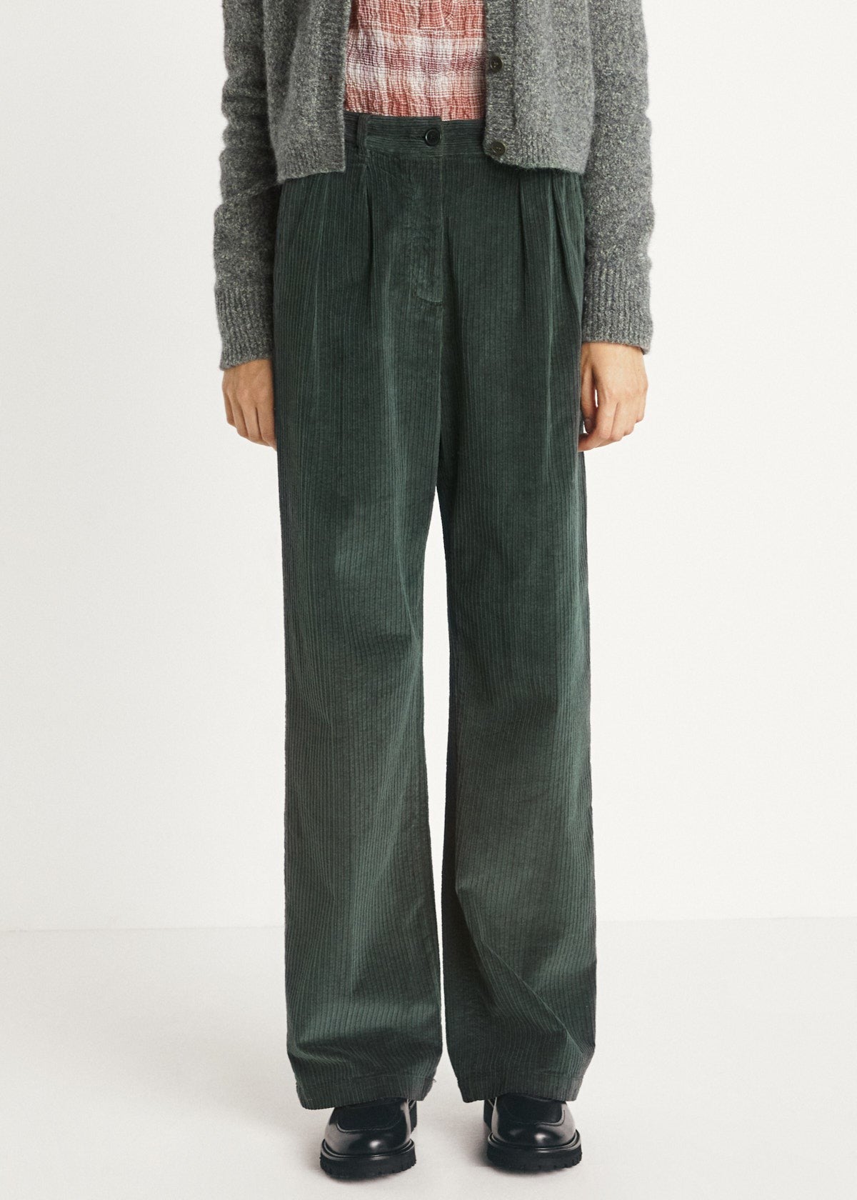 PUNAT TROUSERS — EMERALD