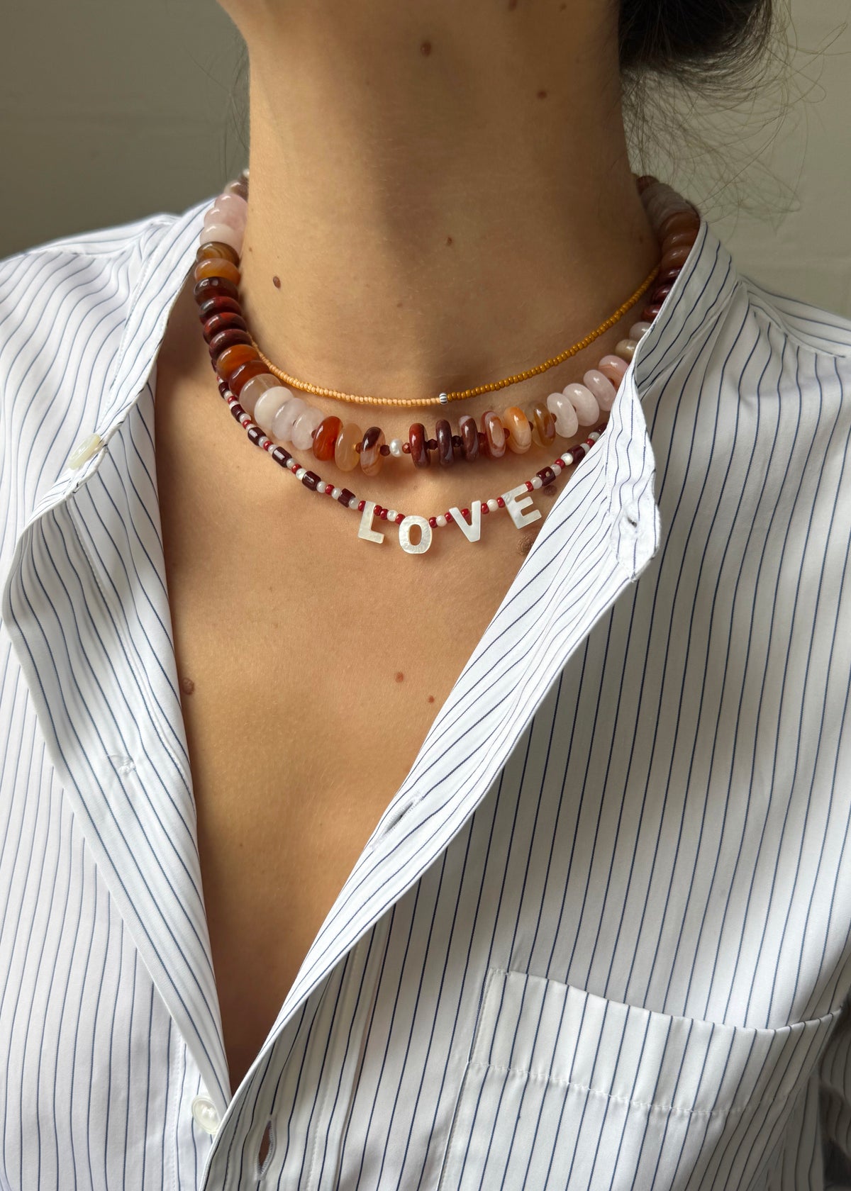 AUTUMN SCRUNCHIE NECKLACE