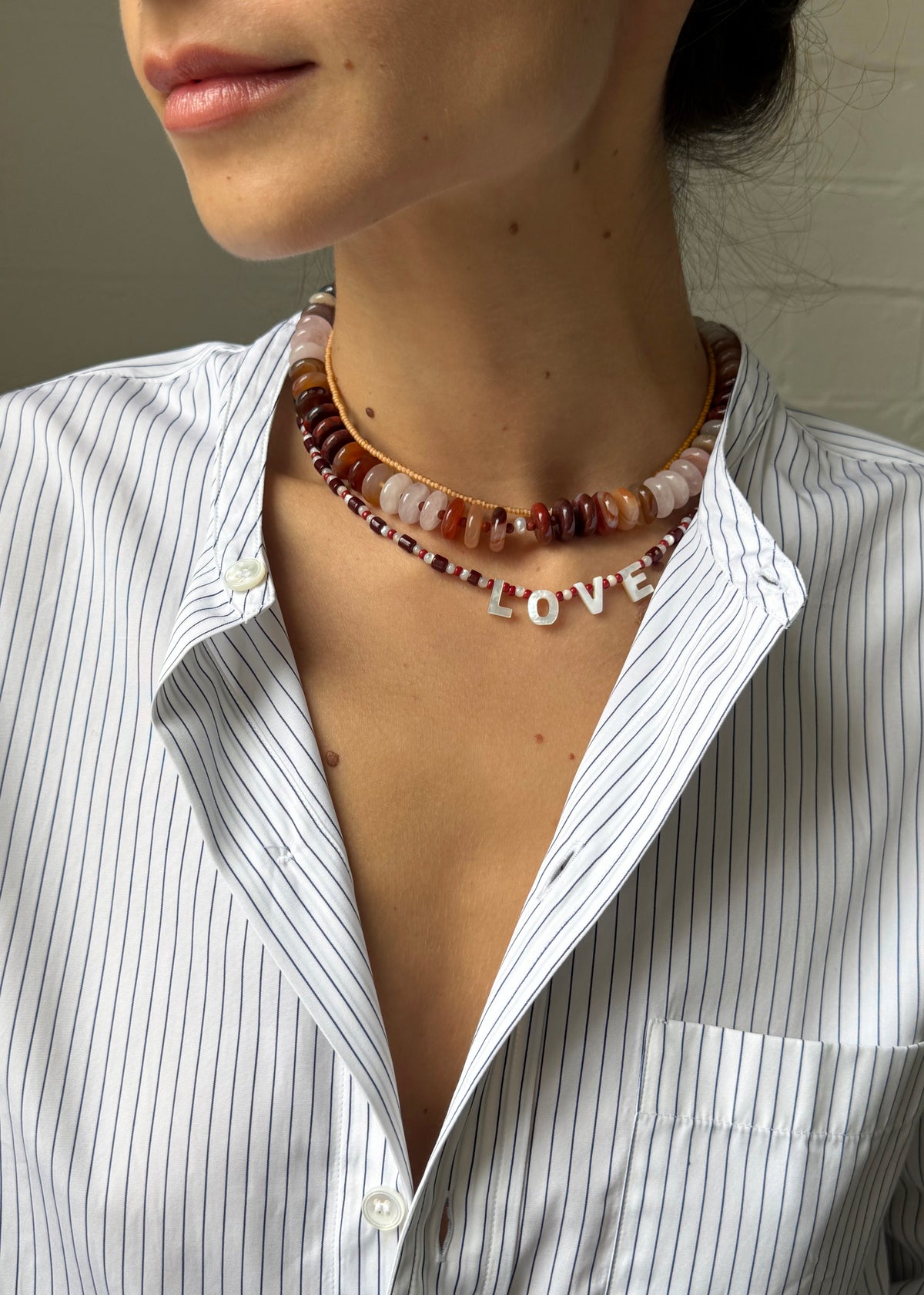 AUTUMN SCRUNCHIE NECKLACE