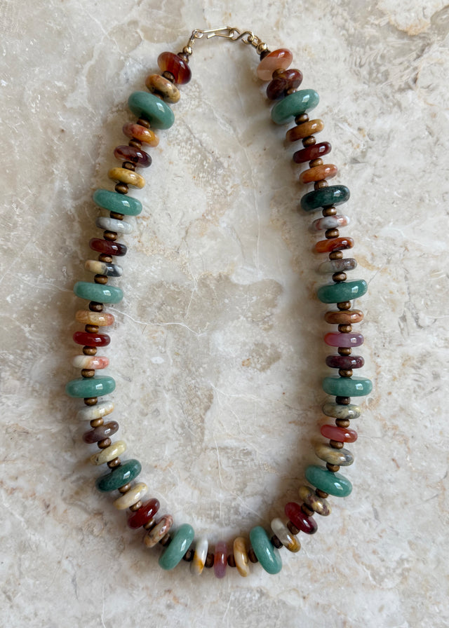 FOREST SCRUNCHIE NECKLACE