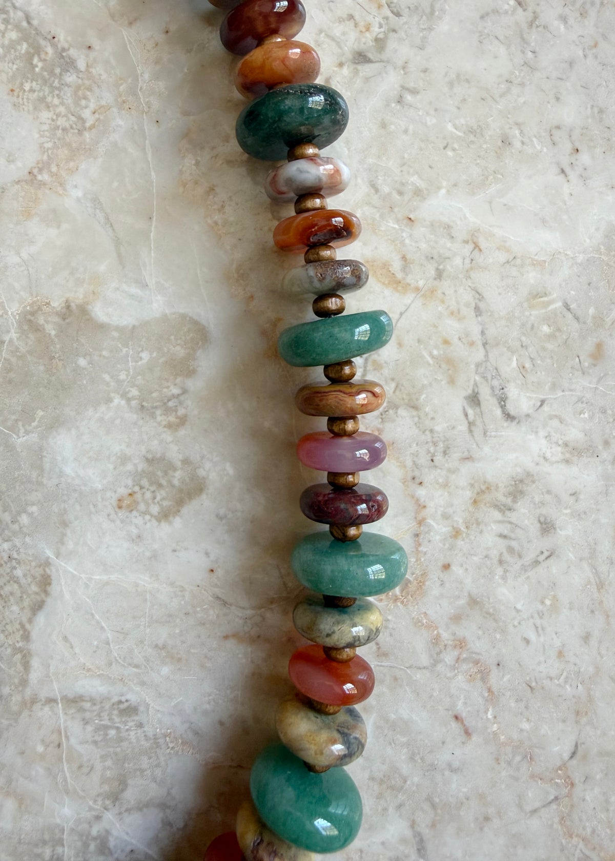 FOREST SCRUNCHIE NECKLACE