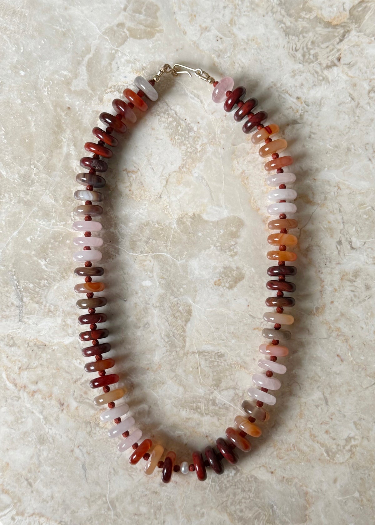 AUTUMN SCRUNCHIE NECKLACE