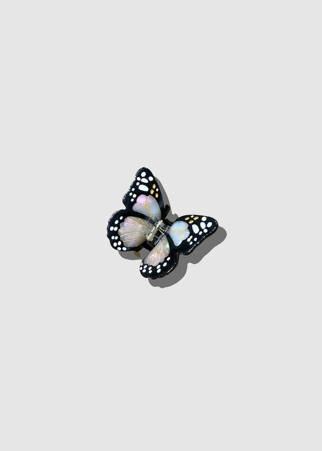 MINI BUTTERFLY CLAW CLIP — MULTI TORTOISE