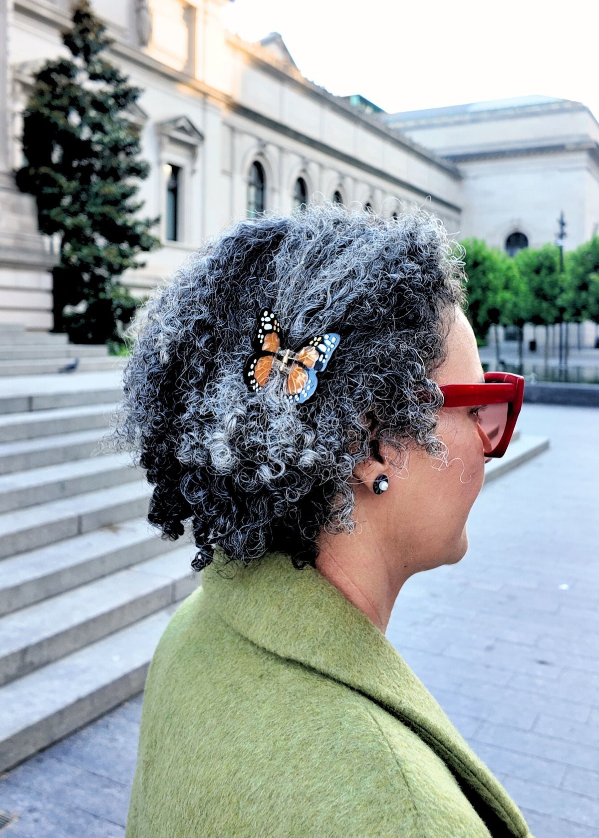 MINI BUTTERFLY CLAW CLIP — MULTI TORTOISE