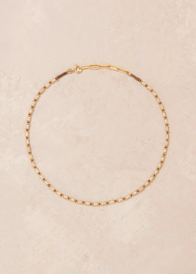 TARA NECKLACE — ZIRCON NATUREL