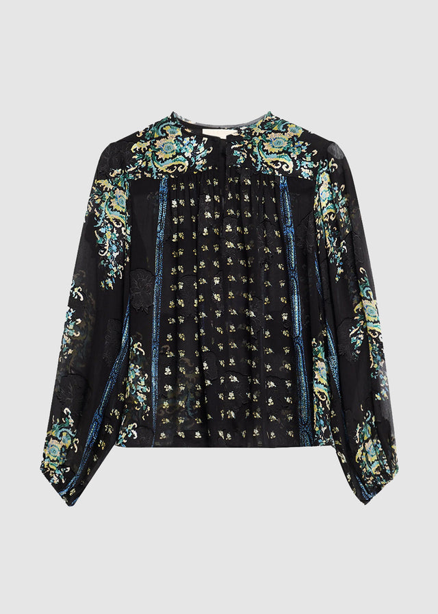 ASTER BLOUSE — TWILIGHT