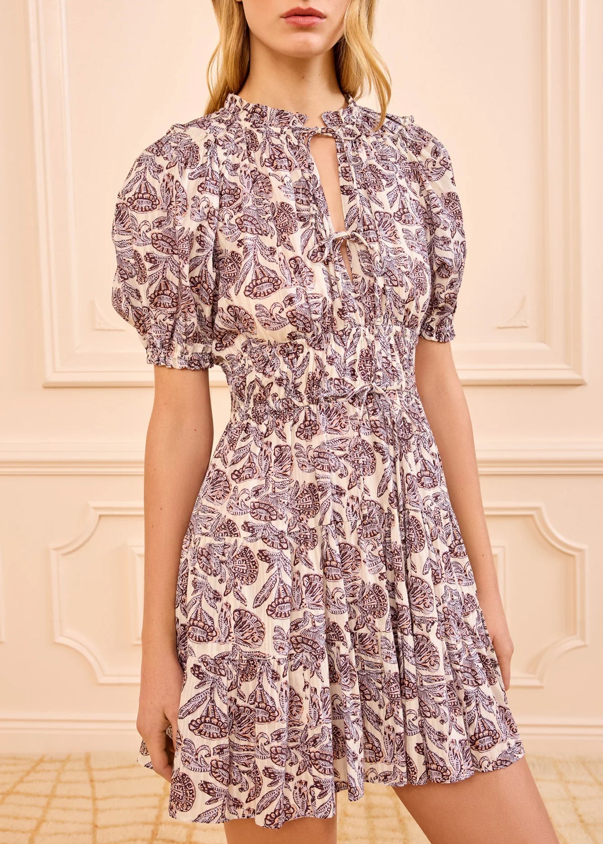 SOFFIA MINI DRESS — MEADOW