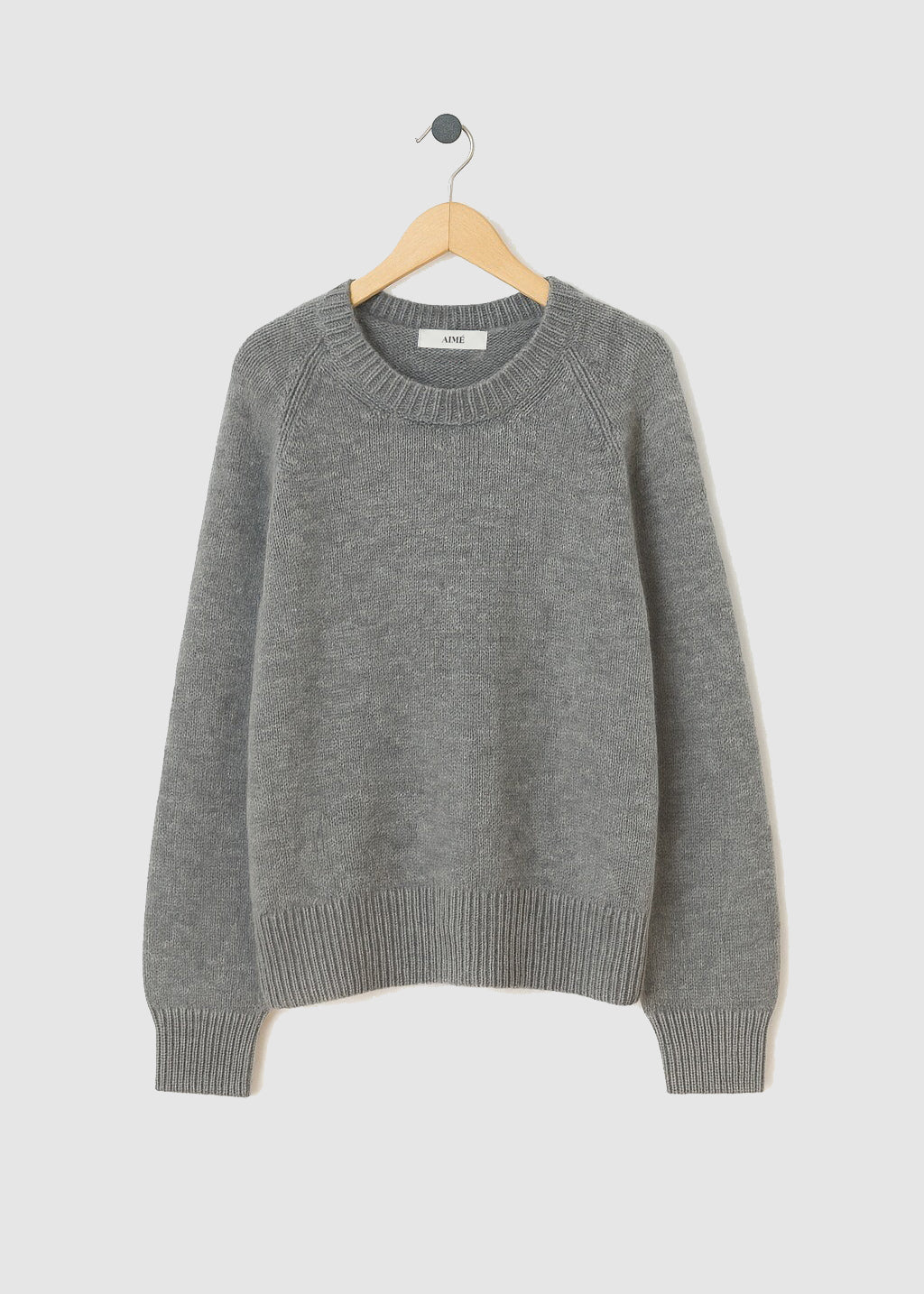 AUTEUIL CASHMERE JUMPER — GREY