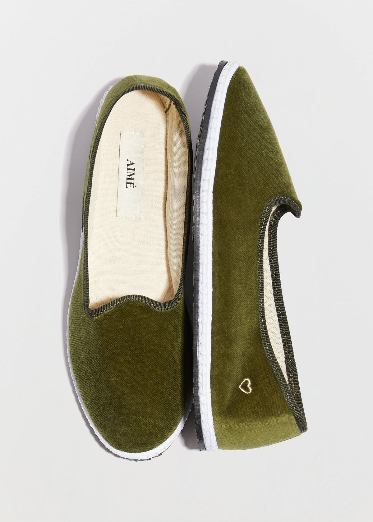 FURLANE VELVET SLIPPERS — ALGA
