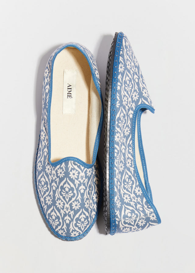 FURLANE SLIPPERS — MAFALDA PRINT