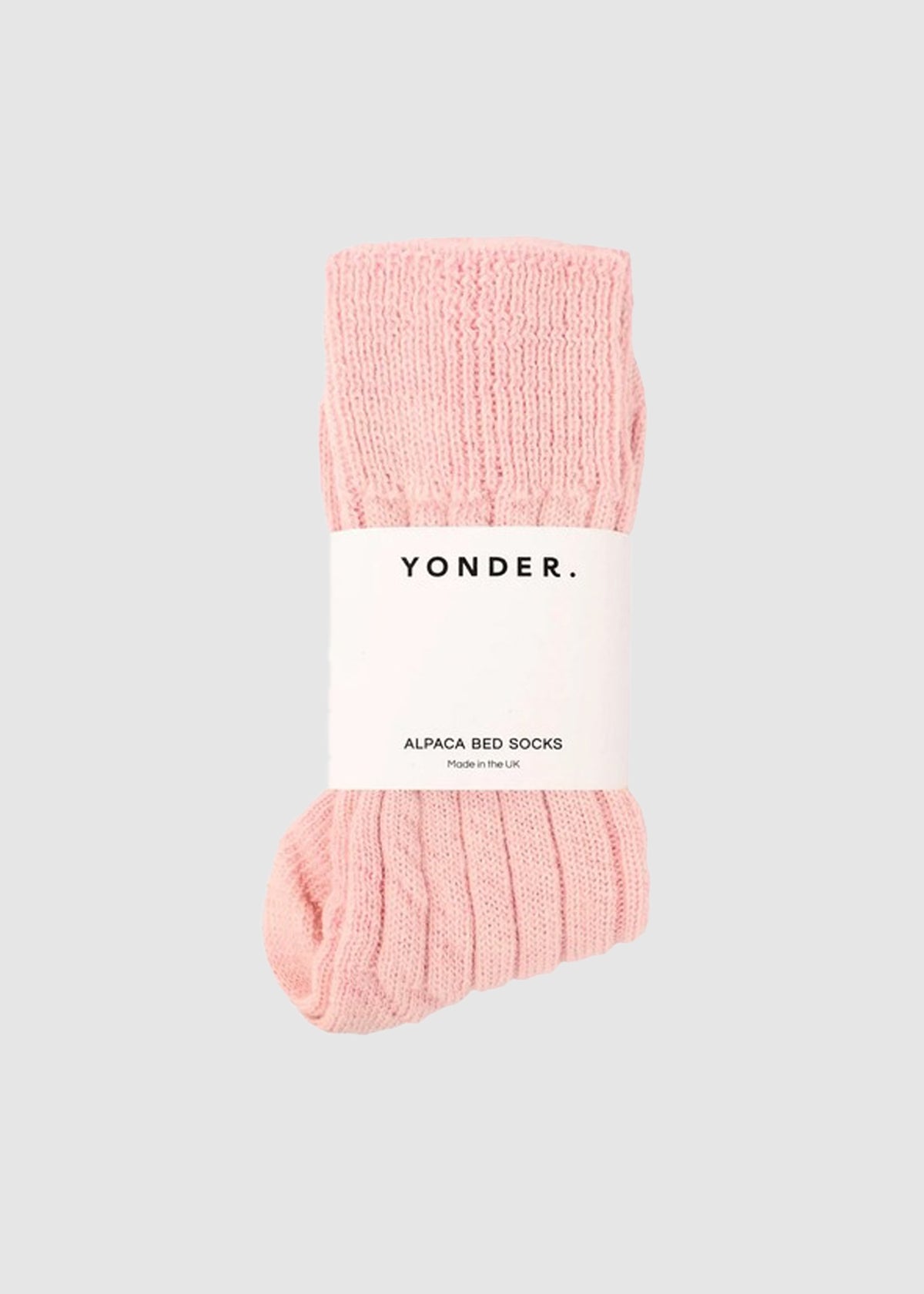 ALPACA BED SOCKS — BLOSSOM