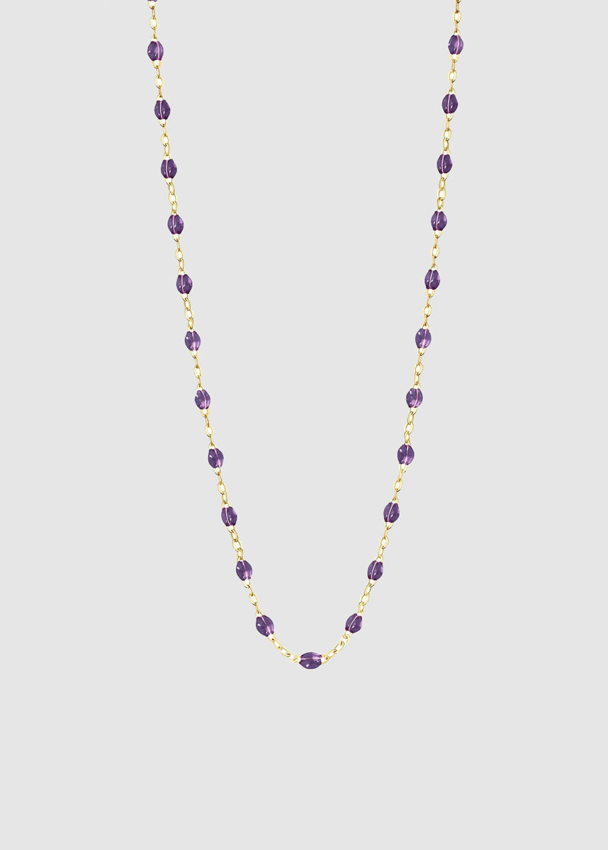 CLASSIC NECKLACE 42CM  — VIOLET