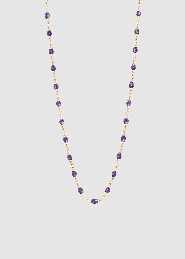 CLASSIC NECKLACE 42CM  — VIOLET